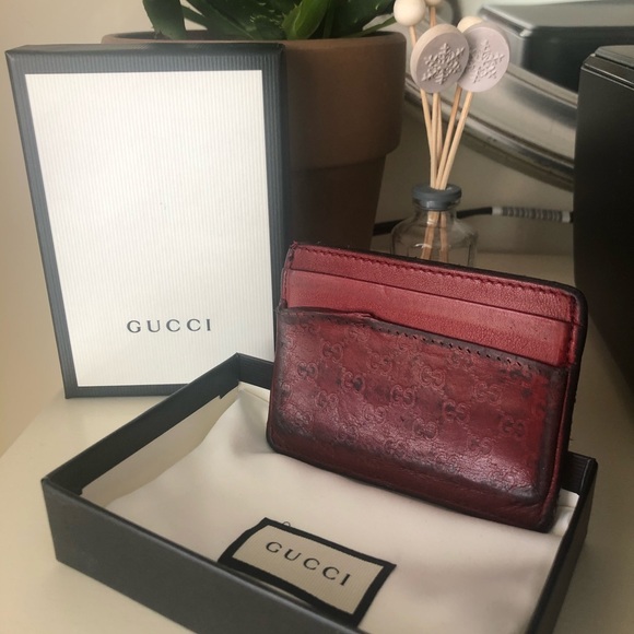 Gucci Other - Gucci red cardholder